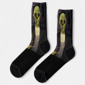 Chaussette Halloween gothique américain (Gauche)