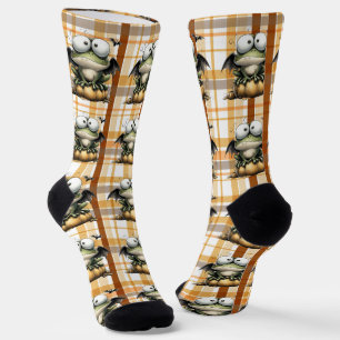 Chaussette Halloween grenouille vampire