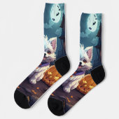 Chaussette Halloween little doggy (Gauche)