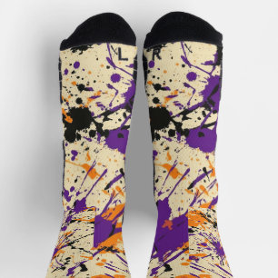 Chaussette Halloween Splatter