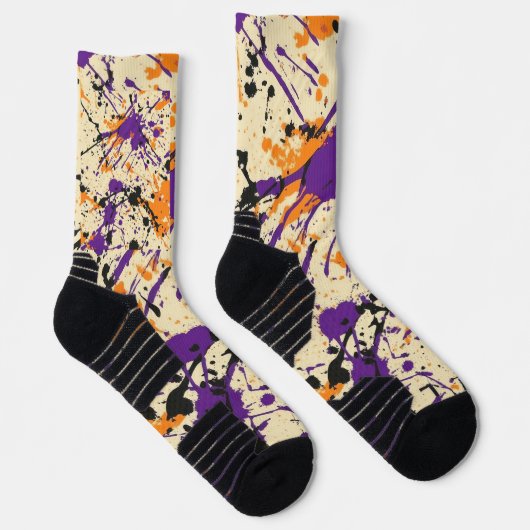 Chaussette Halloween Splatter (Droite)