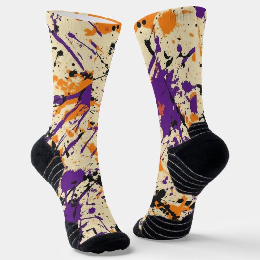Chaussette Halloween Splatter (Angulaire)