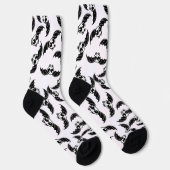 Chaussette Halloween Squelette Bats (Droite)