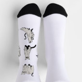 Chaussette Halloween Zombie Gaming Contrôleurs Mummy Game Lov (Haut)