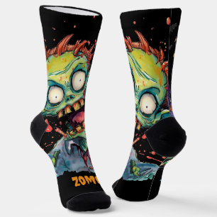 Chaussette Halloween, Zombie,Hurlement du château pourpre ,