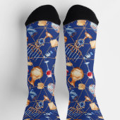 Chaussette Hanoukka Menorah Dreidel (Haut)