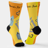 Chaussette Hanukkah Socks "Hanukkah Fun" (Angulaire)