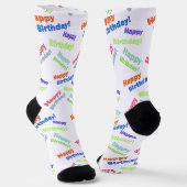 Chaussette Happy Birthday (Angulaire)