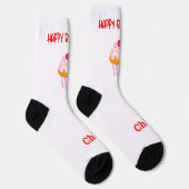 Chaussette Happy Birthday Cupcake (Droite)