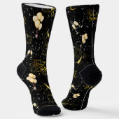 Chaussette Happy New Year 2026 Seamless Pattern (Angulaire)