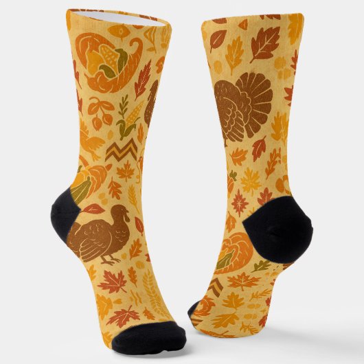 Chaussette Happy Thanksgiving (Angulaire)