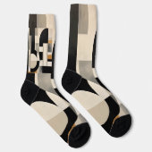 Chaussette Harmonie dans les nuances : Composition abstraite  (Droite)