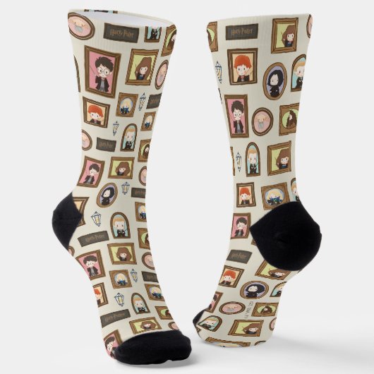 Chaussette HARRY POTTER™ Chibi Image Frame Motif (Angulaire)