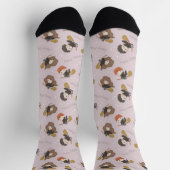 Chaussette HARRY POTTER™, Hermione & Ron Flying Motif (Haut)