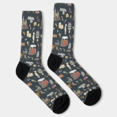 Chaussette HARRY POTTER™ | Motif icônes (Droite)