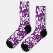 Chaussette Hawaii BLEU (PRUNE) (Gauche)