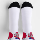 Chaussette Hé les amis Squelette cool et drôle (Haut)