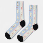 Chaussette Hedwig Owl Post Stripe Pattern (Gauche)