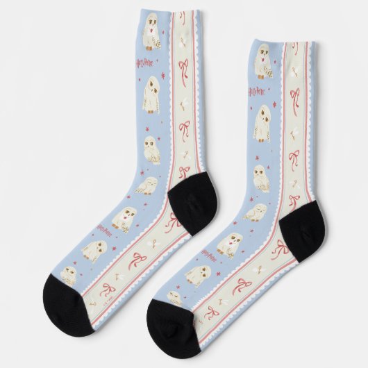 Chaussette Hedwig Owl Post Stripe Pattern (Gauche)