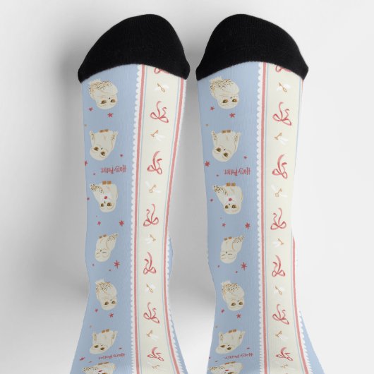 Chaussette Hedwig Owl Post Stripe Pattern (Haut)