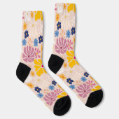 Chaussette Henri Matisse Floral Inspired Seamless Pattern (Droite)