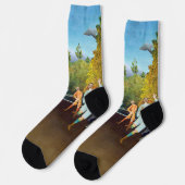 Chaussette Henri Rousseau - Les joueurs de football (Gauche)