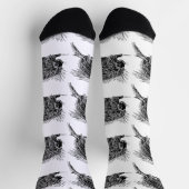 Chaussette Hérisson hérissé mignon Thunder_Cove (Haut)