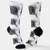 Chaussette Hérisson hérissé mignon Thunder_Cove (Angulaire)
