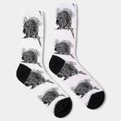 Chaussette Hérisson hérissé mignon Thunder_Cove (Droite)