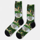 Chaussette Heure du livre d'histoire de Giraffe, Chaussettes  (Gauche)