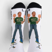 Chaussette Heureux avec de la barbe à papa (Haut)