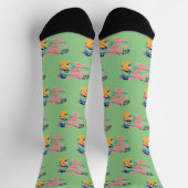 Chaussette Heureux gens Lime Green Novelty (Haut)