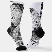 Chaussette Hibou à oreilles courtes (Angulaire)