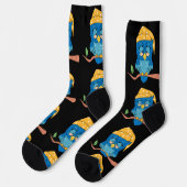 Chaussette Hibou endormi Thunder_Cove (Gauche)