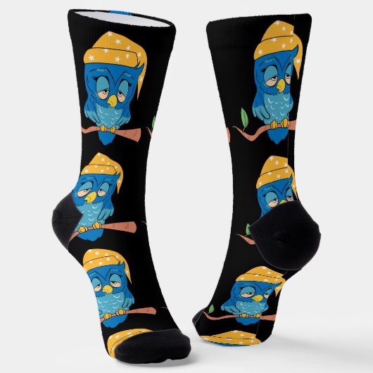 Chaussette Hibou endormi Thunder_Cove (Angulaire)