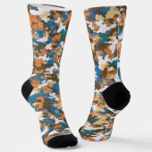 Chaussette High-contrast Urban Digital Camouflage Pattern  (Angulaire)