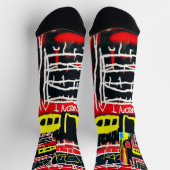 Chaussette Hip Modern Urban Graffiti Street Art Spray (Haut)