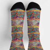 Chaussette Hippie rétro" Chaussettes Dreams Patchwork (Haut)
