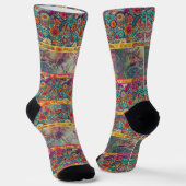 Chaussette Hippie rétro" Chaussettes Dreams Patchwork (Angulaire)