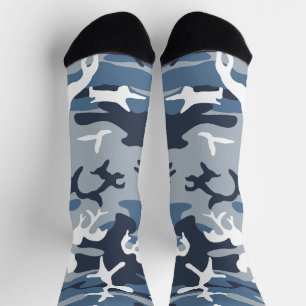 Chaussette Hiver Camouflage bleu neige, Militaire, Armée