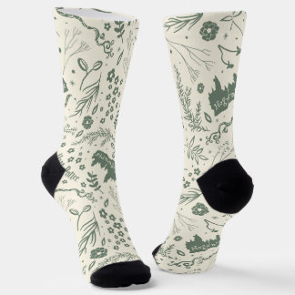 Chaussette HOGWARTS™ Herbologie Motif magique