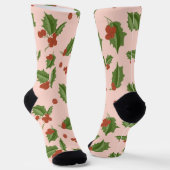 Chaussette Holly Berry Christmas Socks (Angulaire)