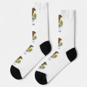 Chaussette Hommes chaussettes d'équipage durables avec drapea (Gauche)