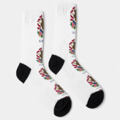 Chaussette Hommes chaussettes d'équipage durables avec drapea (Droite)