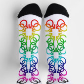 CHAUSSETTE HOMMES QUI AIMENT AIMER LES HOMMES (Haut)