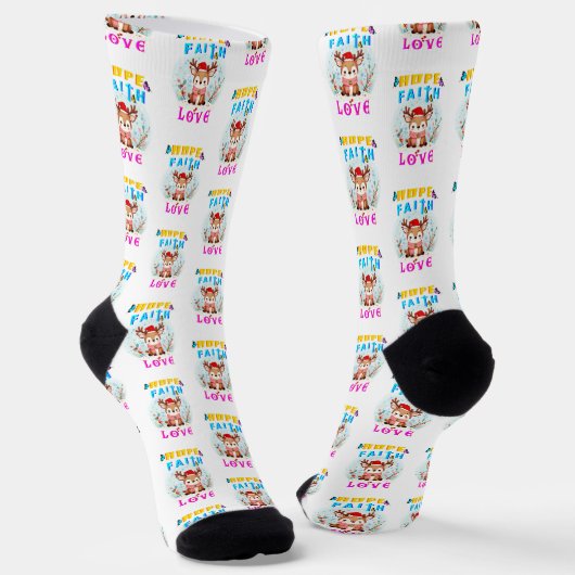 Chaussette Hope Faith Love (Angulaire)