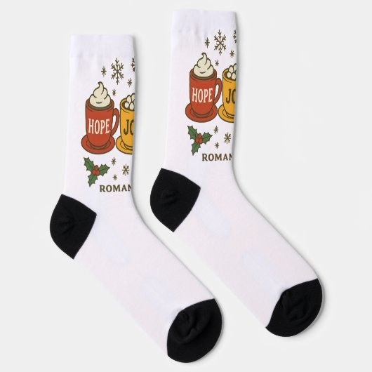 Chaussette Hope Joy Peace and Cocoa (Droite)