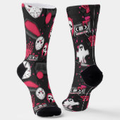 Chaussette Horror Theme Crew Socks (Angulaire)