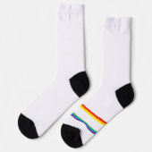 Chaussette Horses Are In My DNA Rainbow Crew Socks (Gauche)