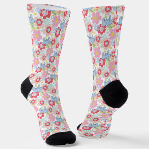 Chaussette Horton Hears A Who Motif Fleur Pastel